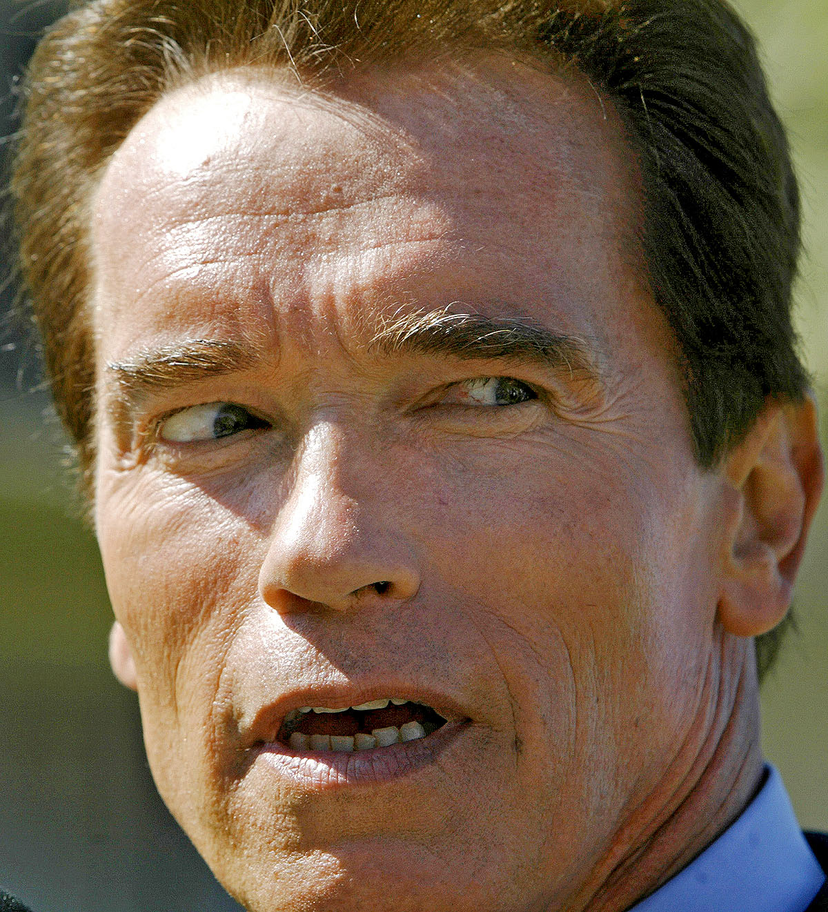 Schwarzenegger fejsérülését egy órán át látták el