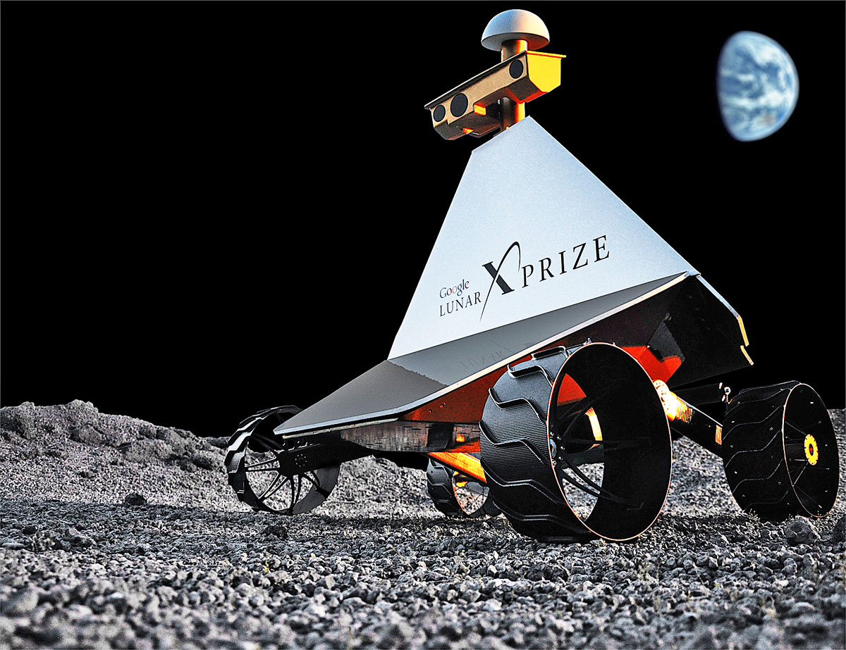 Holdjáró modell a Google XPrize versenyéről
