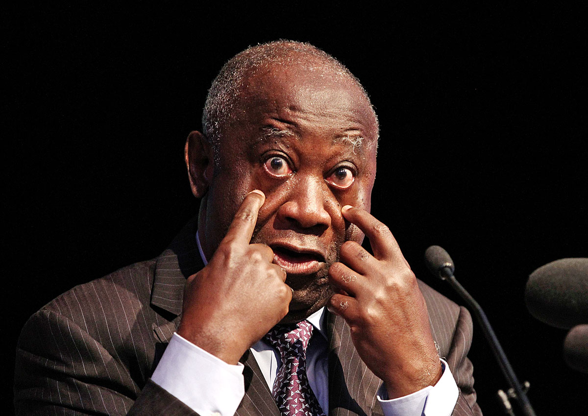 Laurent Gbagbo. Az ICC csak a szemének akar hinni