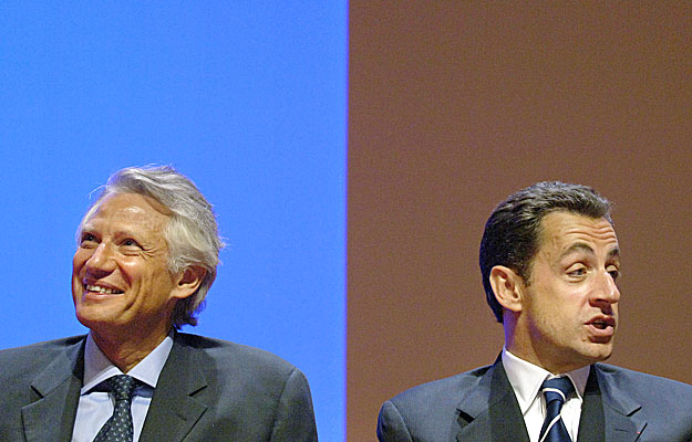 Villepin és Sarkozy. Egymás megszállottjai