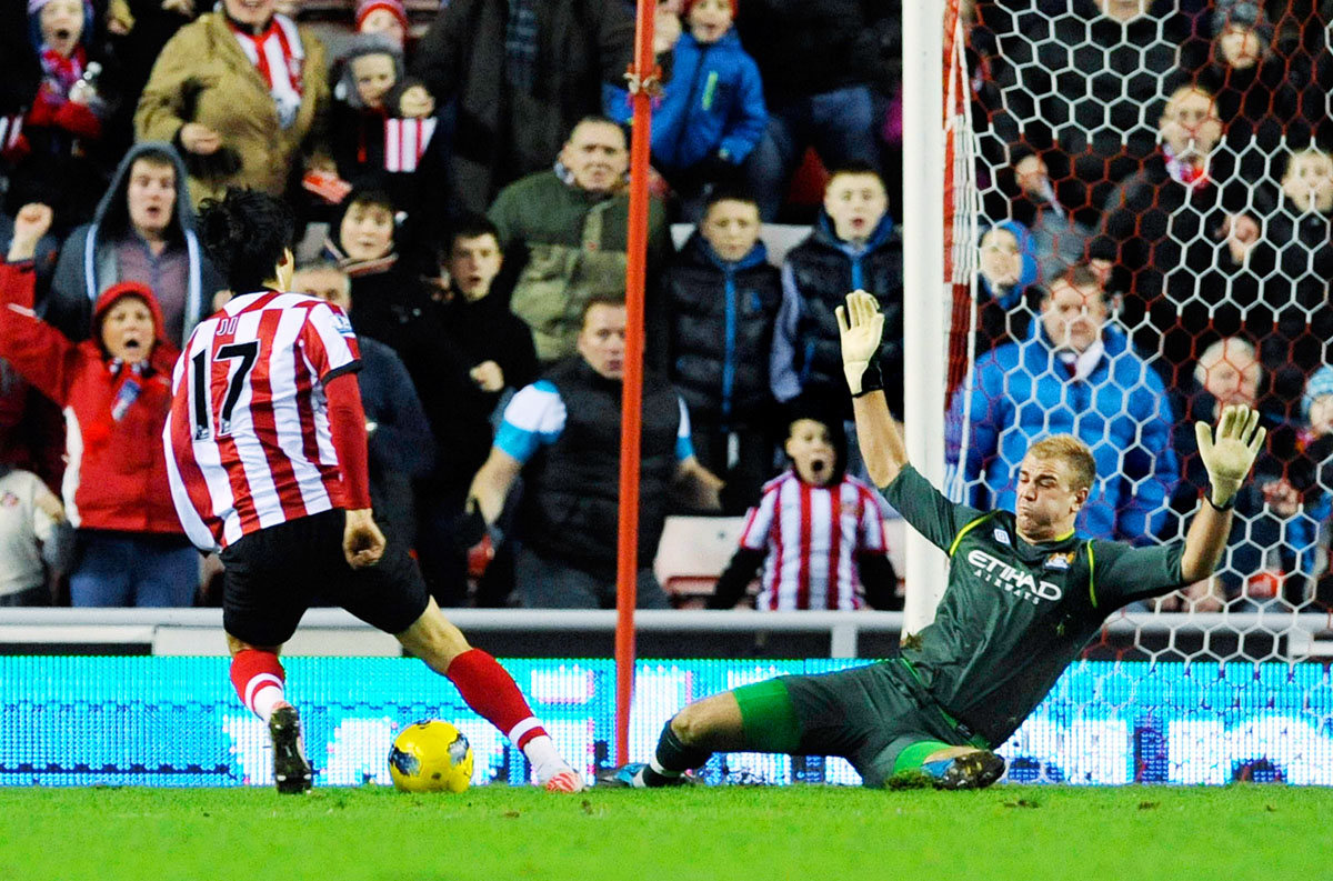 Ji Dong Won elfekteti Hart kapust, a Sunderland 1-0-ra nyer a Manchester City ellen