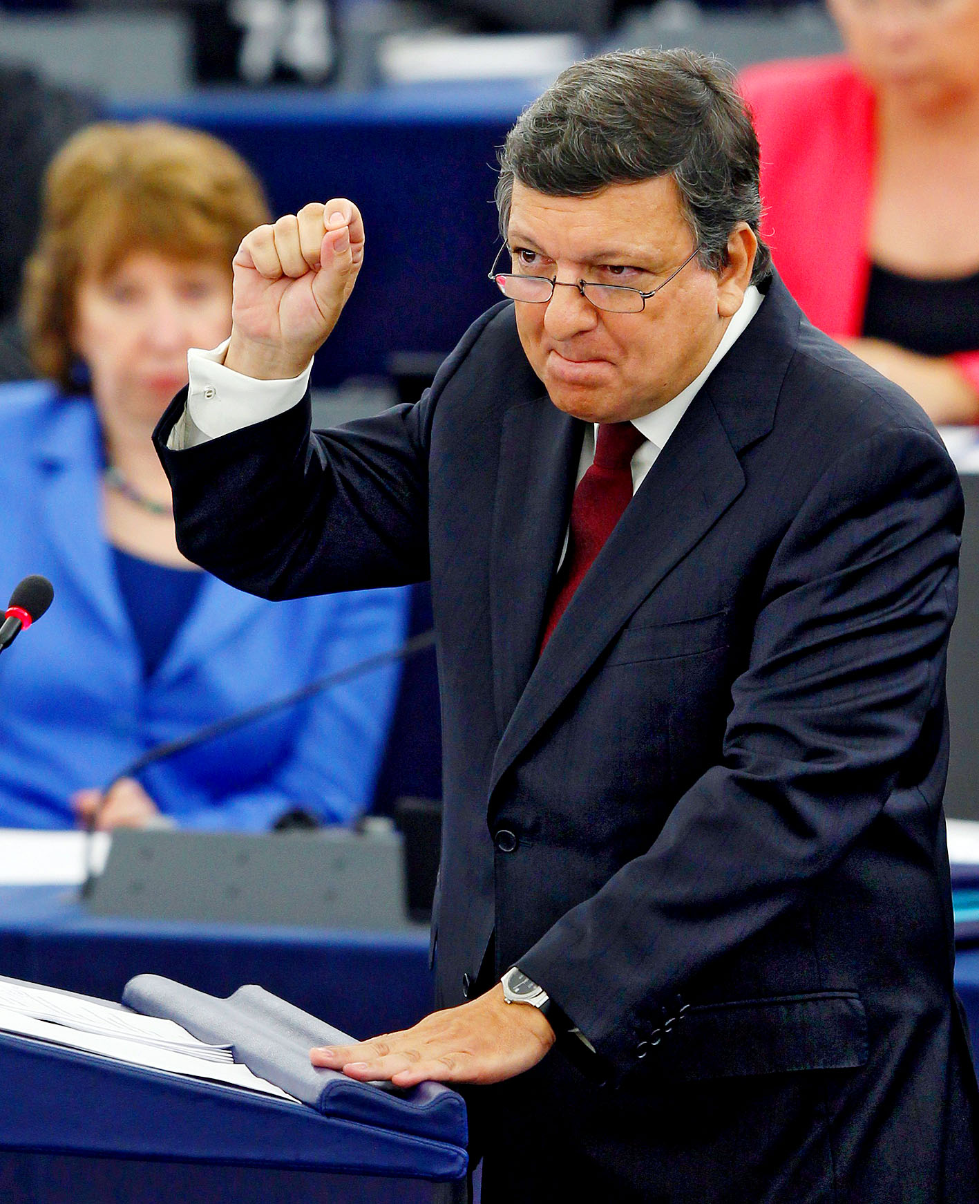 José Manuel Barroso bizottsági elnök az Európai Parlamentben