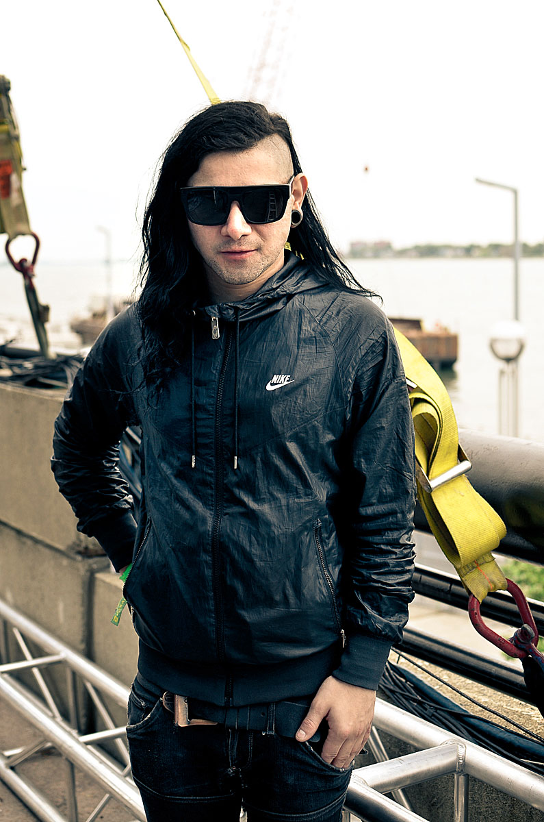 Skrillex rakétát is rendelt a showhoz