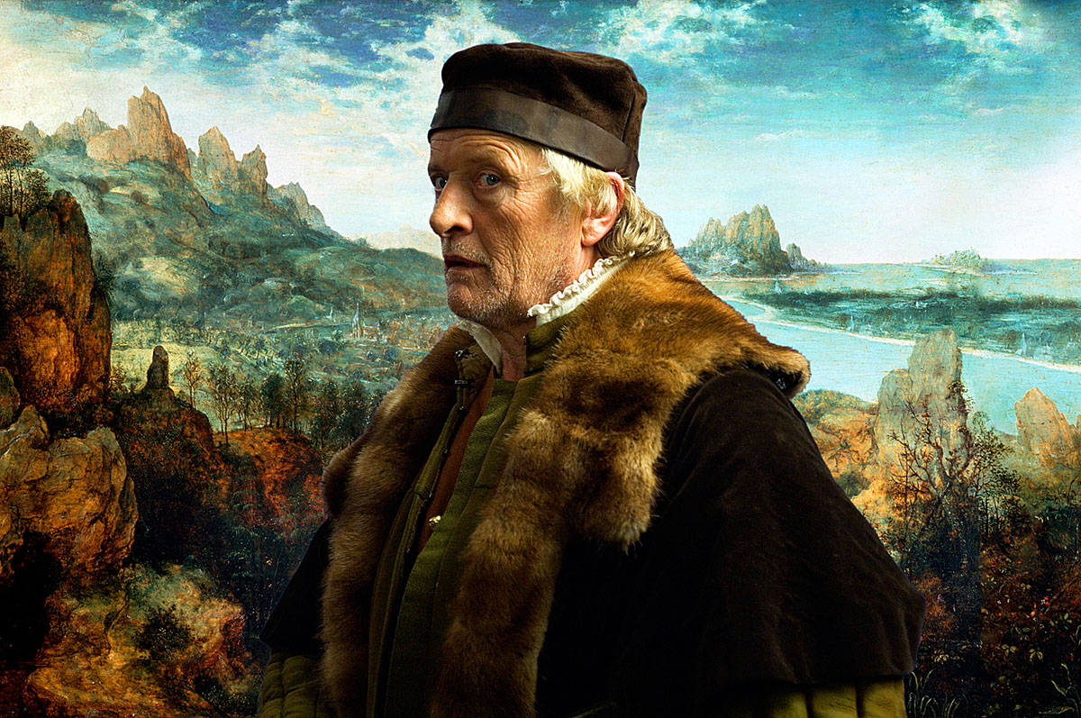 Mint egy igazi Brueghel. Rutger  Hauer a híres németalföldi festő szerepében