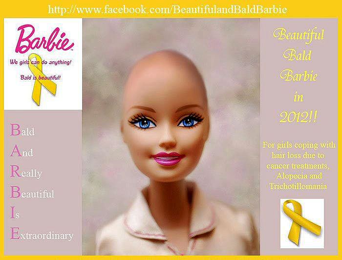 Beautiful and Bald Barbie