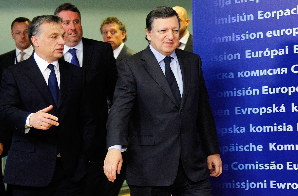 Jose Manuel Barroso Orbán Viktorral Brüsszelben: mennek tárgyalni