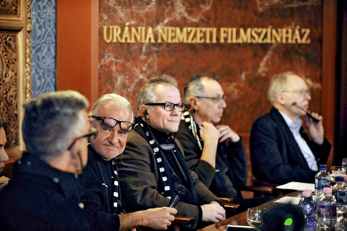 A magyar filmért jöttek: Michel Reilhac, Tarr Béla, Thierry Fremaux, Dieter Kosslick és Ulrich Gregor