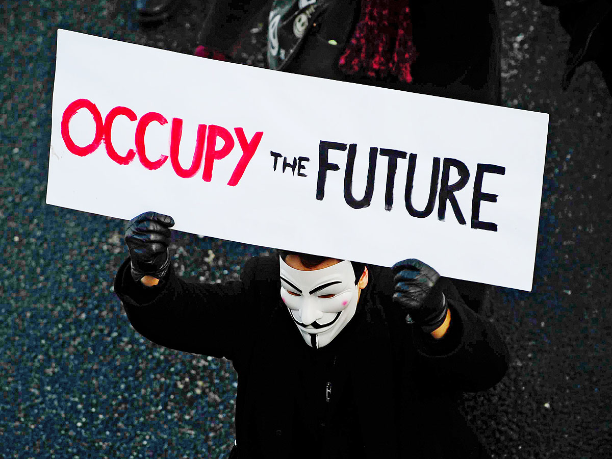 Az Anonymous-csoport szimpatizánsai minden városban felbukkannak