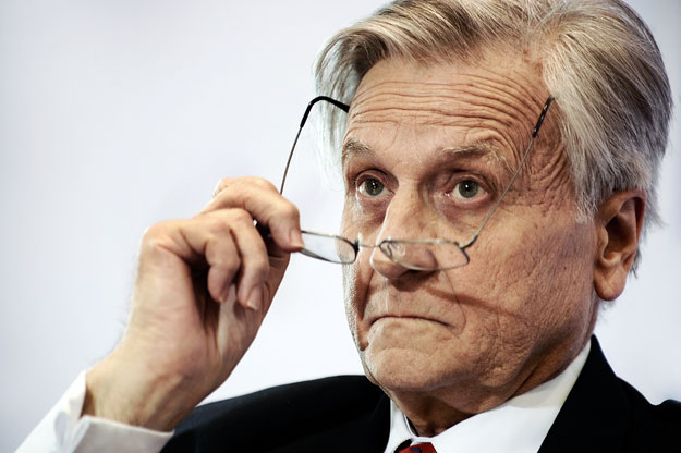 Jean-Claude Trichet, az EKB elnöke az ülésen 