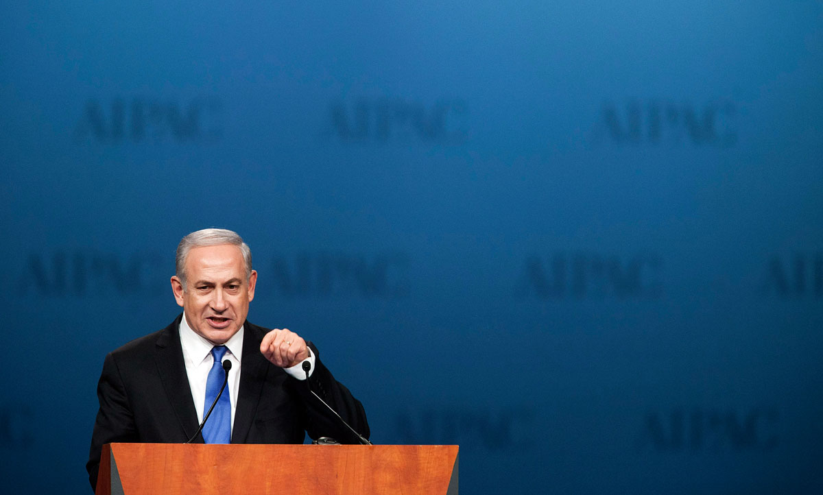 Benjamin Netanjahu az Amerikai Izraeli Közügyek Bizottságának éves közgyűlésén