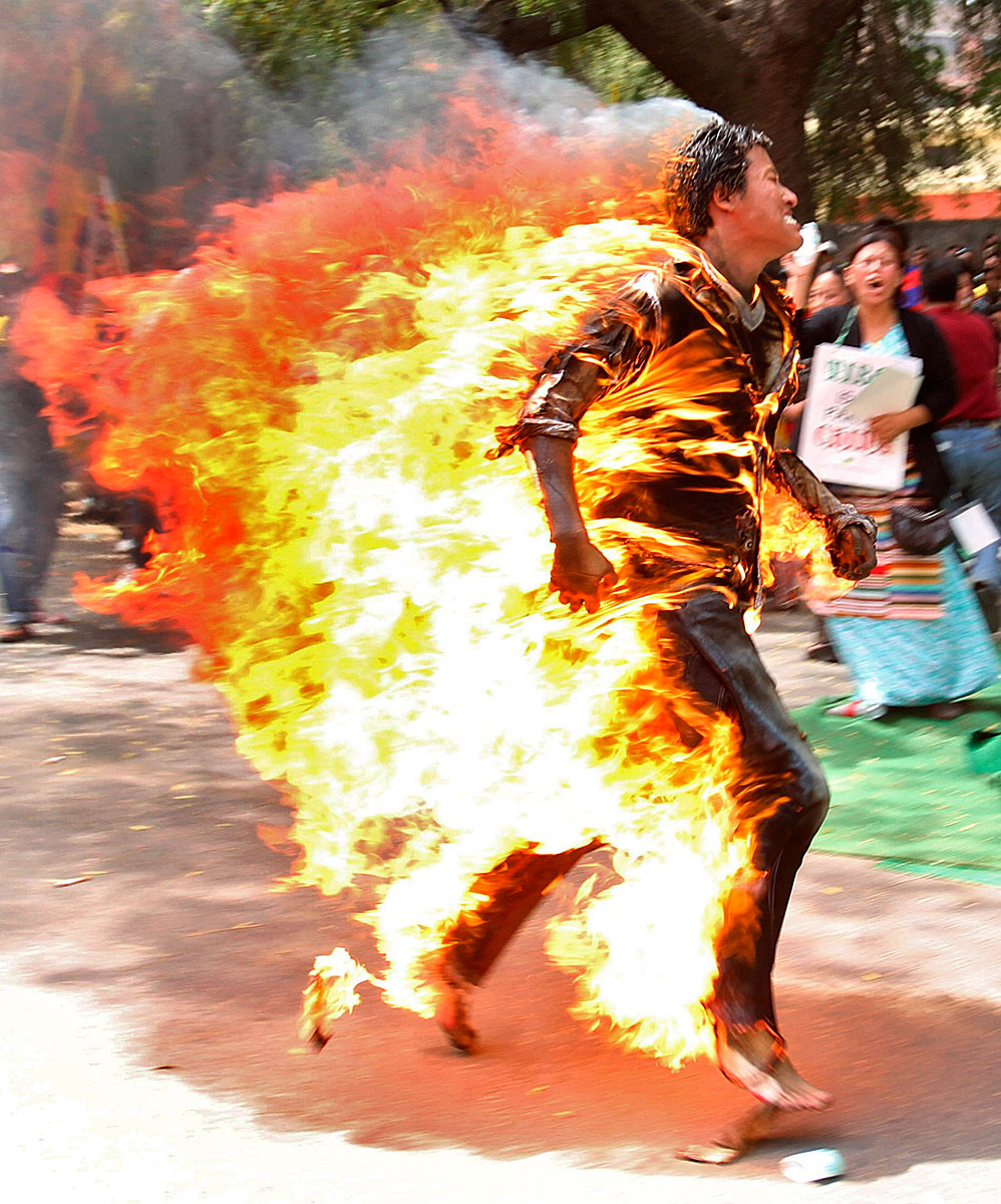 Aktivista lángokban. Ho Csin-tao kínai elnök csütörtökön érkezik Indiába