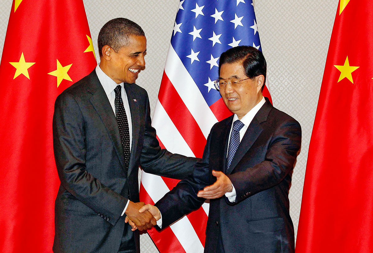 Barack Obama amerikai és Hu Jintao kínai elnök hétfői találkozója Szöulban