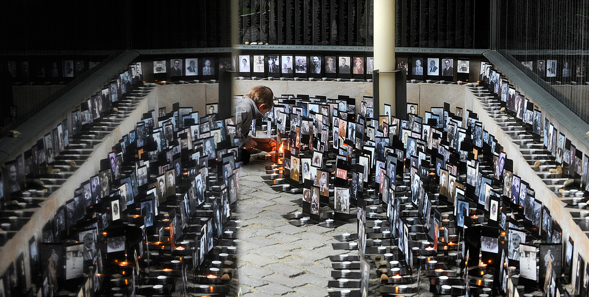 A magyar áldozatok mementója a Páva utcai Holokauszt Emlékközpontban