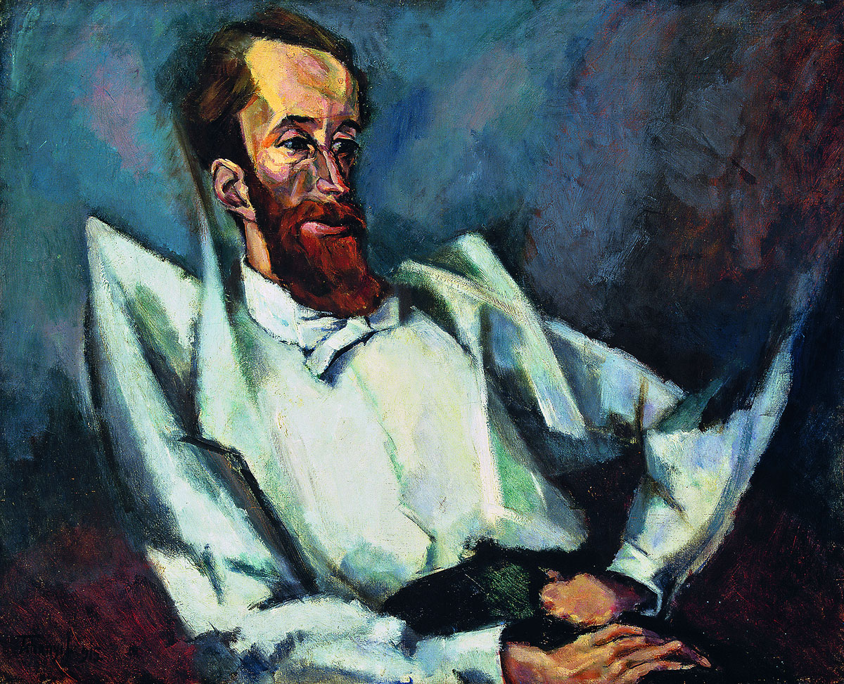 Fülep Lajos portréja, 1915. Magyar Nemzeti Galéria