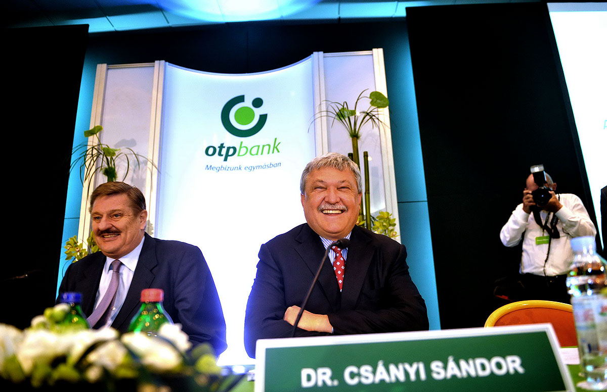 Csányi Sándor, az OTP Bank elnök-vezérigazgatója