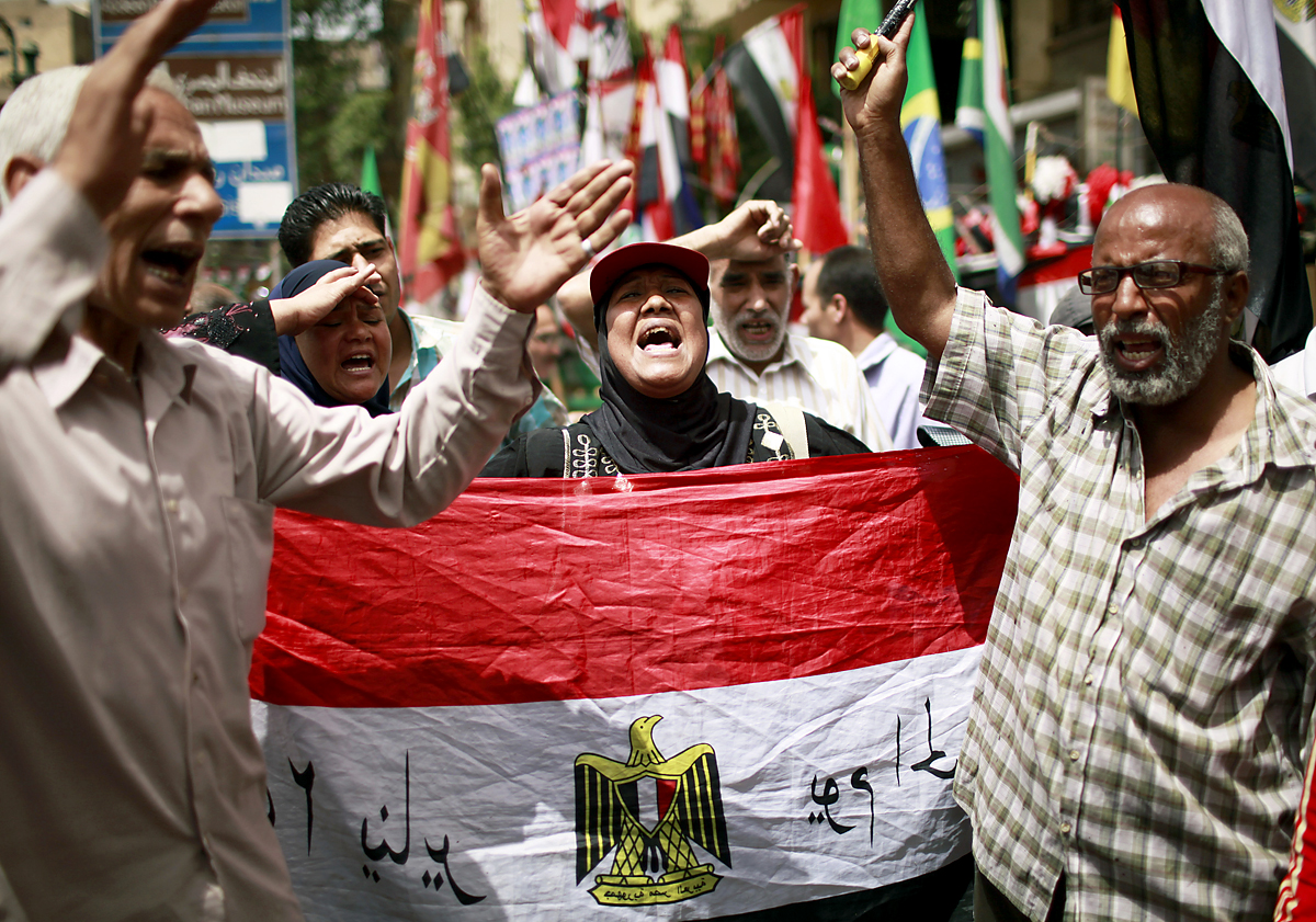 Ahmed Shafik ellenes tüntetők a Tahrir téren. Hiába volt a forradalom?