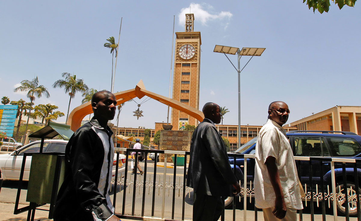 A kenyai parlament épülete Nairobiban