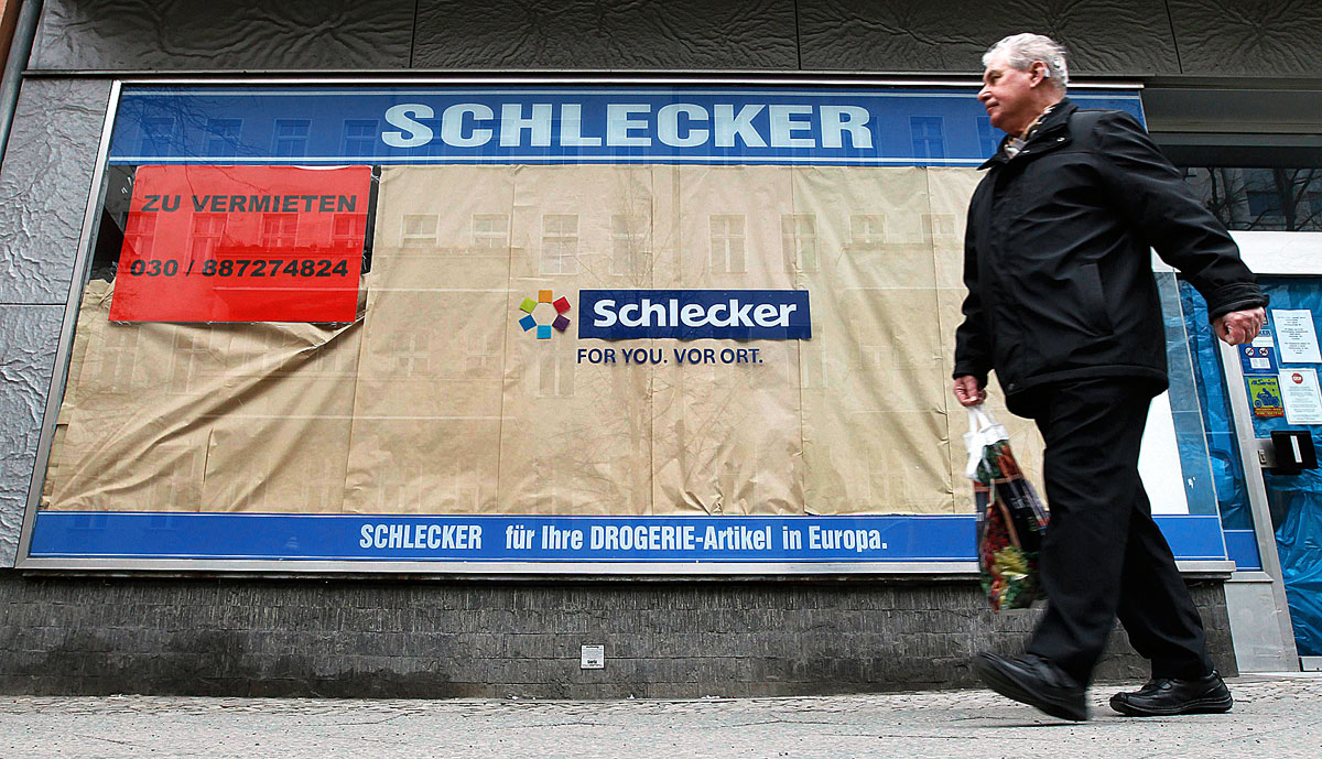 Felszámolják a Schlecker német drogérialáncot