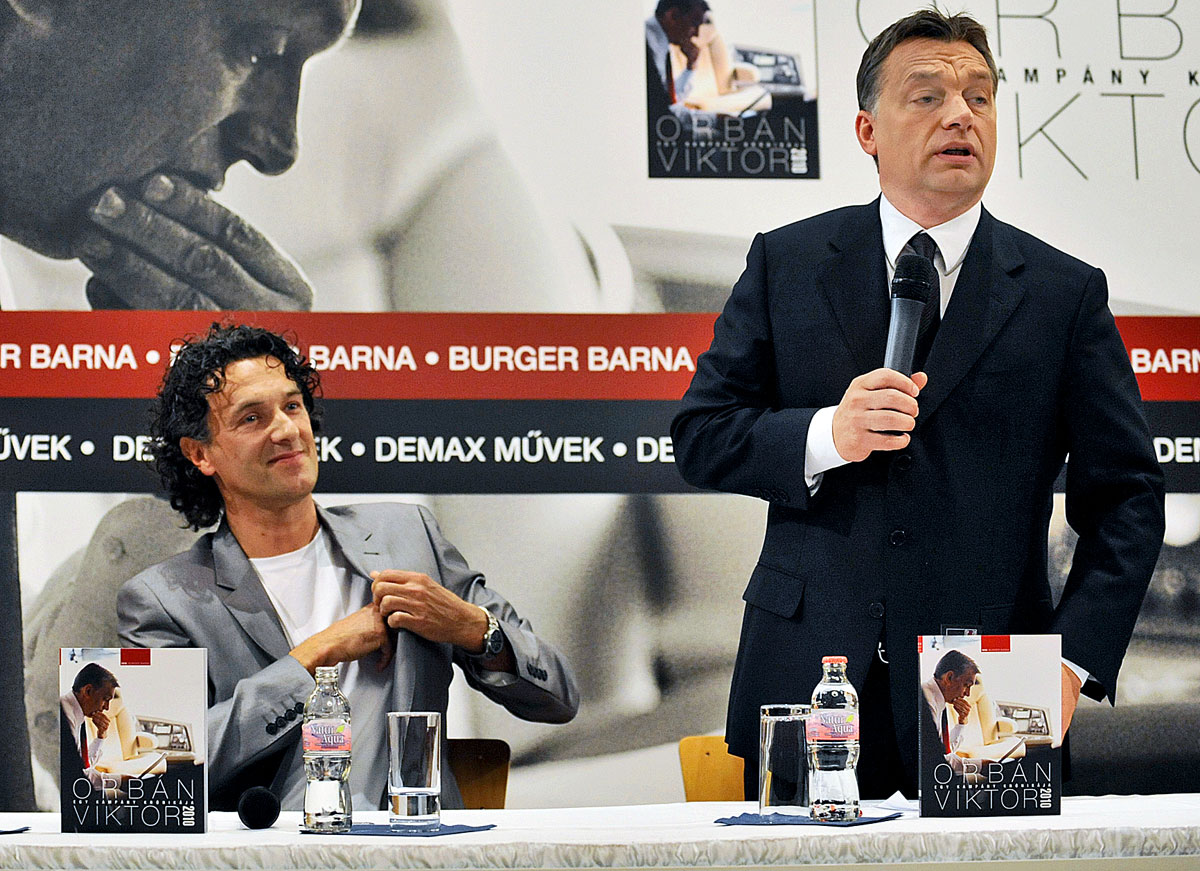 Fotós és alanya: Burger Barna és Orbán Viktor