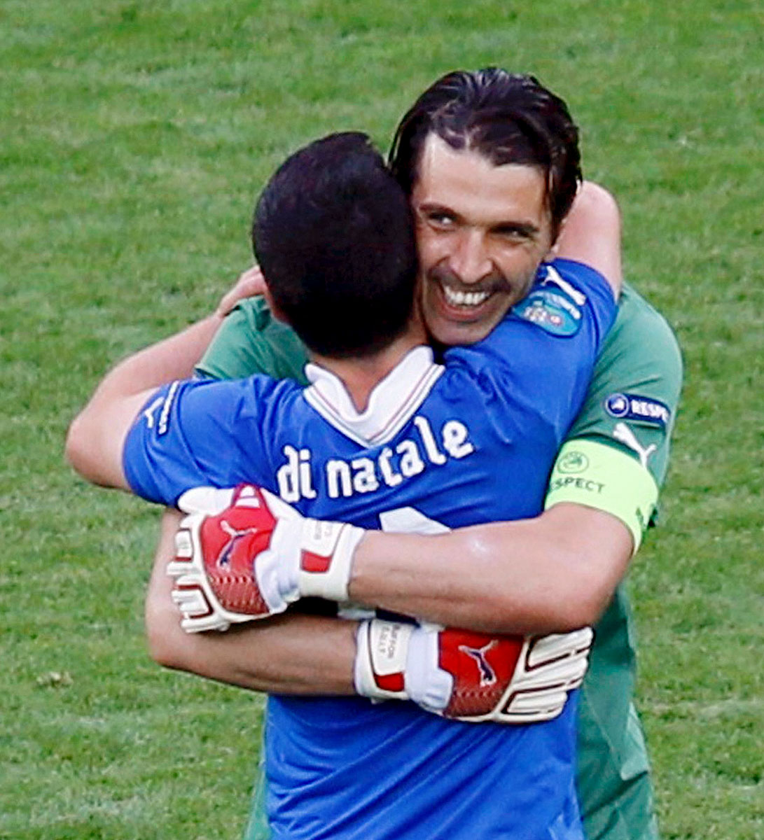 Olasz meló után: Buffon kapus és a gólszerző, Di Natale