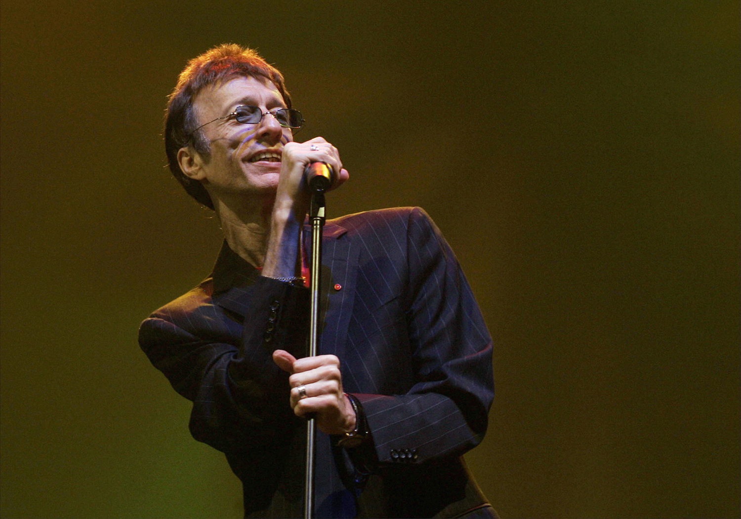 Robin Gibb egy jazzfesztiválon énekel 2008-ban