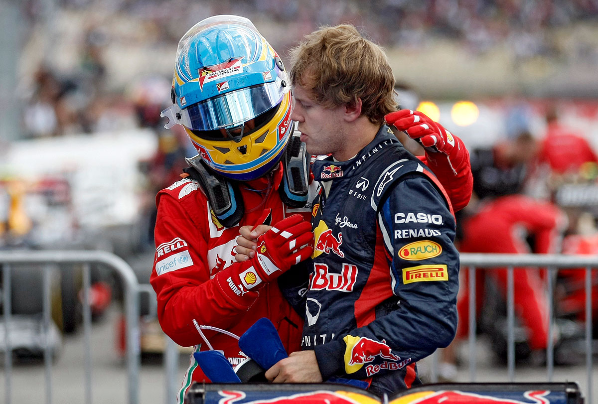 Alonso mellett kisfiú maradt Vettel a hockenheimi pályán