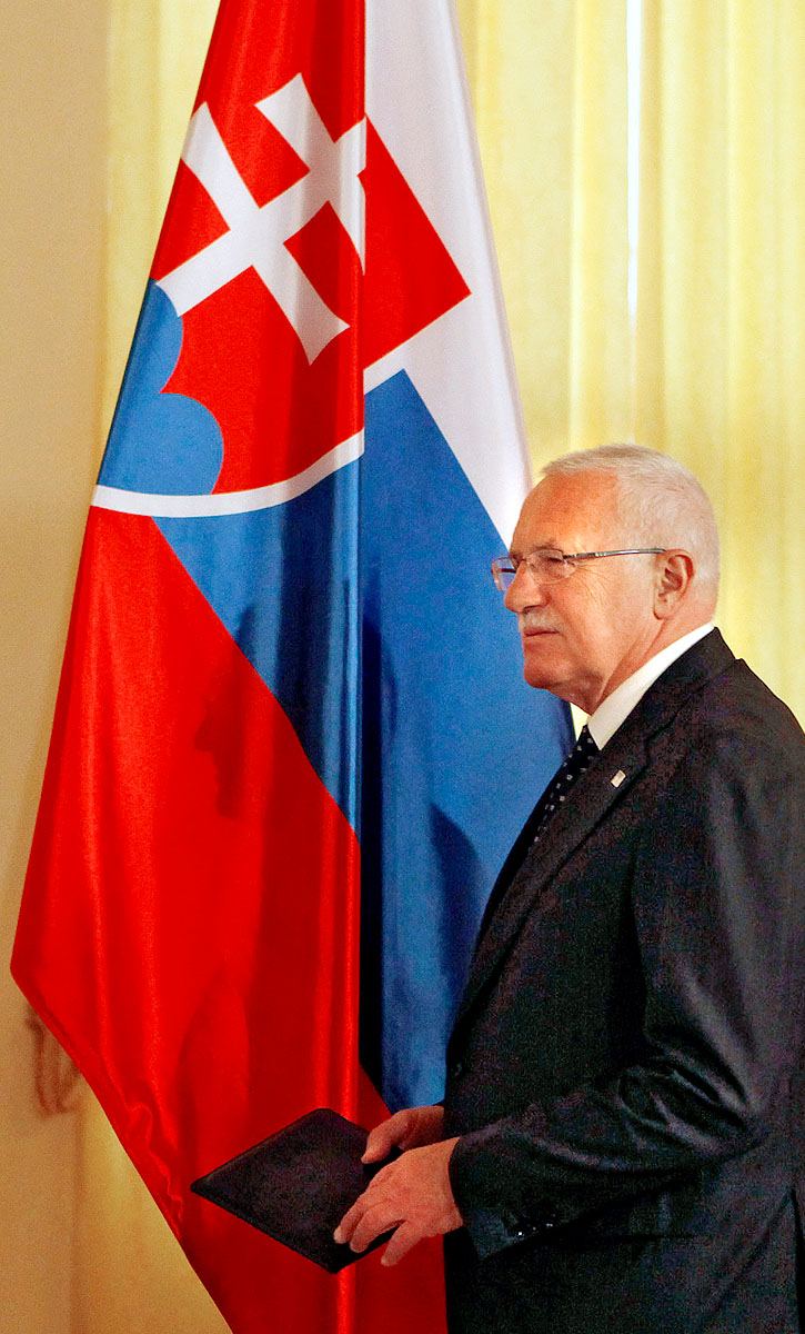 Klaus cseh elnök. Meciarnak írt sorai megrökönyödést és derültséget keltettek