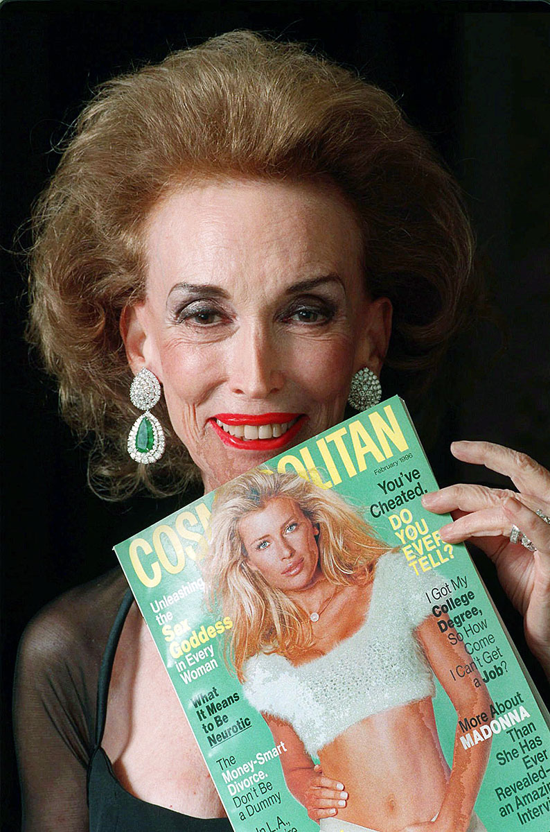 Helen Gurley Brown és a Cosmopolitan - fotó 1996-ból