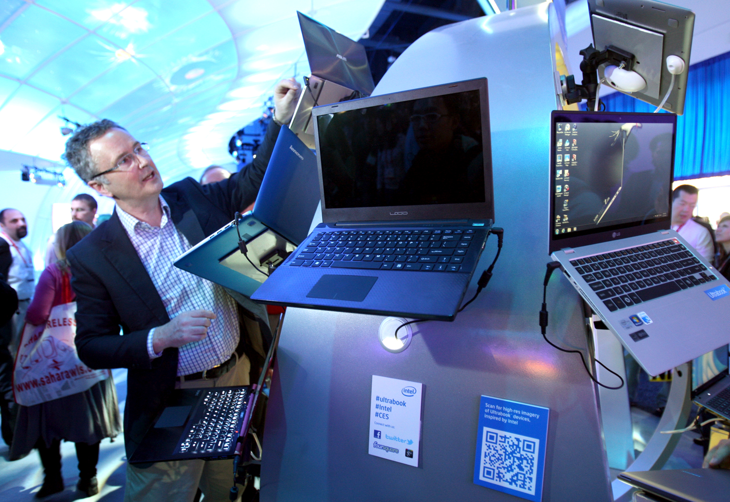 A közös bennük: Intel van benne - a különböző gyártó által kínált ultrabookok a 2012-es Las Vegas-i kiállításon
