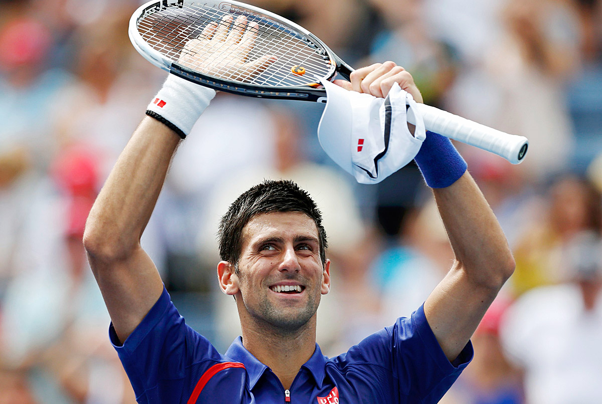 Novak Djokovics: ütős ünneplés