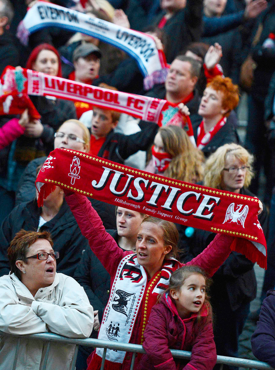Igazság... Liverpooli szurkolók a bejelentés után