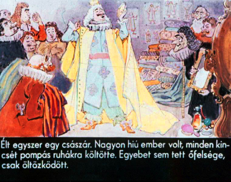 A császár új ruhája, 1955-ből. Andersen meséjéhez Zórád Ernő készített rajzokat