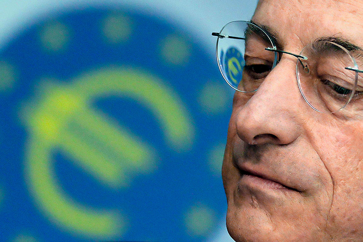 Mario Draghi, az EKB elnöke. Készen állnak a beavatkozásra