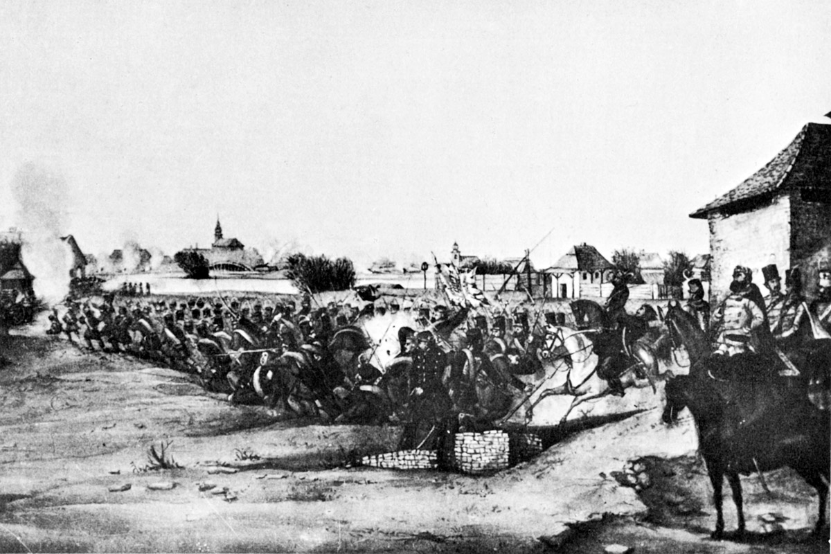 Damjanich és serege az ácsi csatában