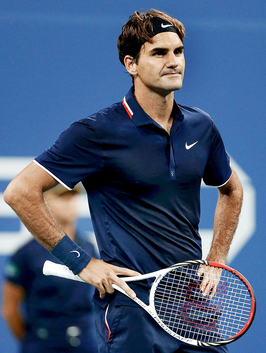Federer: out