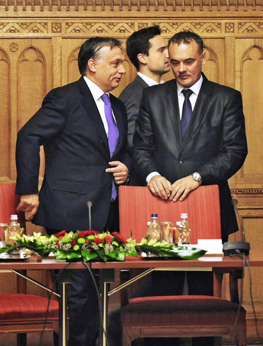 Elnökök egymás közt: Orbán Viktor és Borkai Zsolt a parlamentben