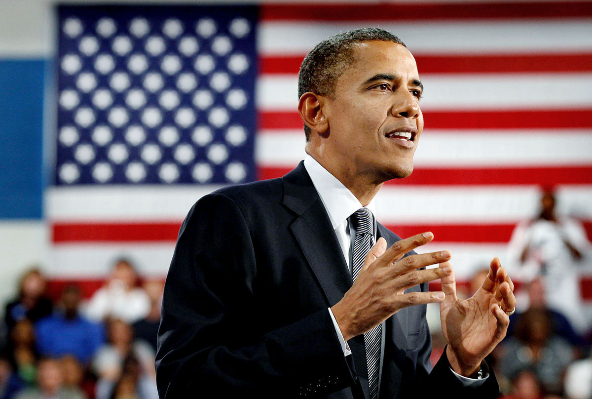 Elemzők szerint Obama a clevelandi előadással a kissé leült kampányt is fel akarta rázni