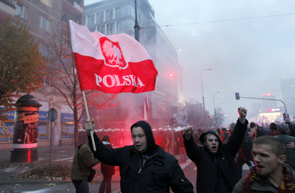 Varsóban a nemzeti ünnep idén sem úszta meg szélsőjobboldali erőszak nélkül 