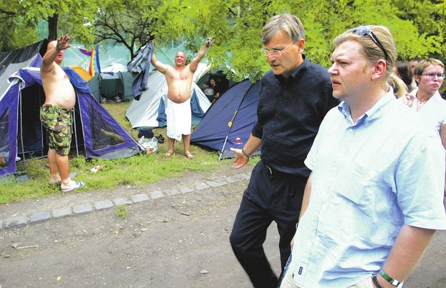 Demszky és Gerendai a Szigeten 2006. augusztus 10-én