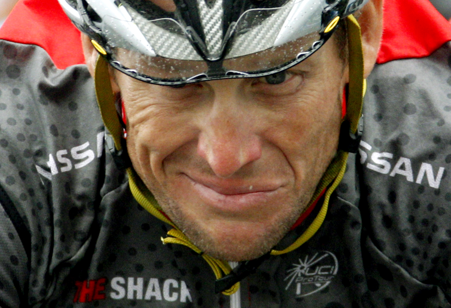 Lance Armstrong a svájci körversenyen 2010-ben - évekkel korábban itt kaphatták volna el egy doppingteszten