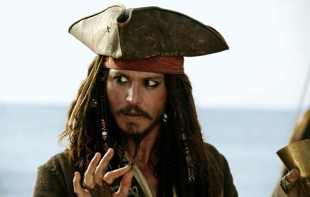 Johnny Depp a Karib tenger kalózaiban