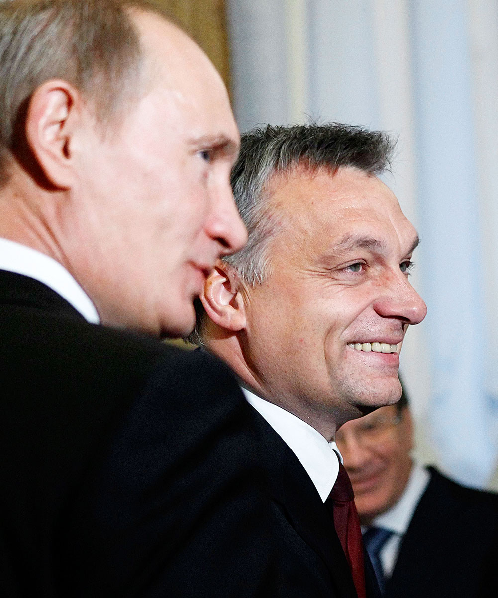 Putyin és Orbán 2010 novemberében Moszkvában