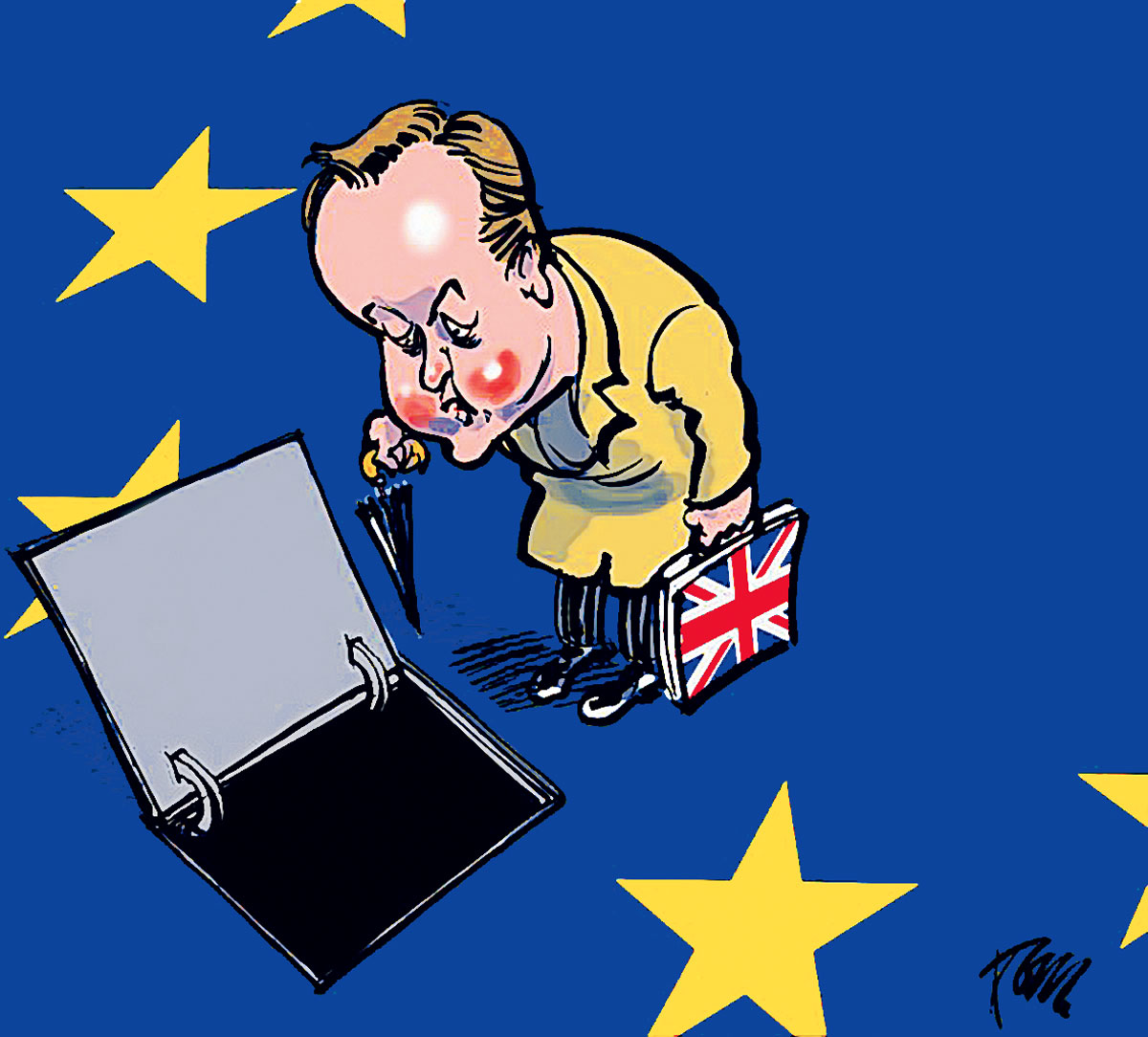 David Cameron brit kormányfő és az EU