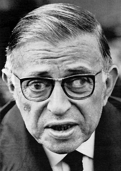 Jean-Paul Sartre. Állítólag elnézte