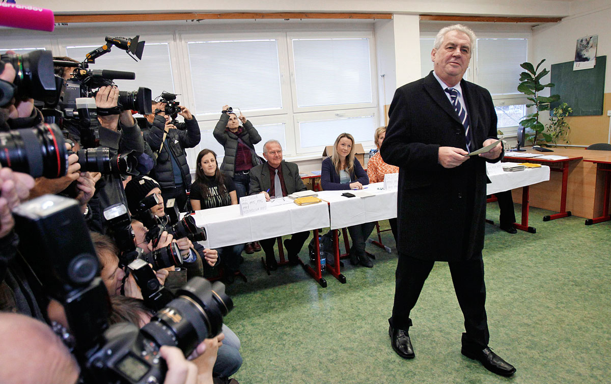 Zeman januárban szavazás előtt. Fogadkozott, felejtett