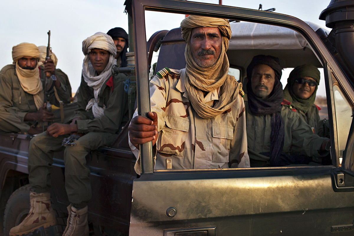 Tuareg katonák Gao városánál. A csádi bejelentés mögött nem katonai siker, hanem inkább figyelemelterelés állhat