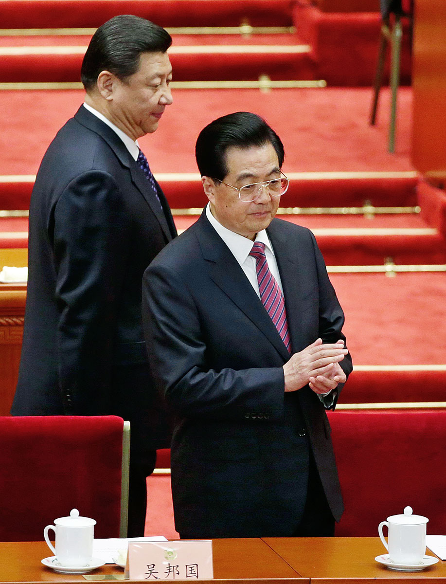 Xi Jinping és Hu Jintao