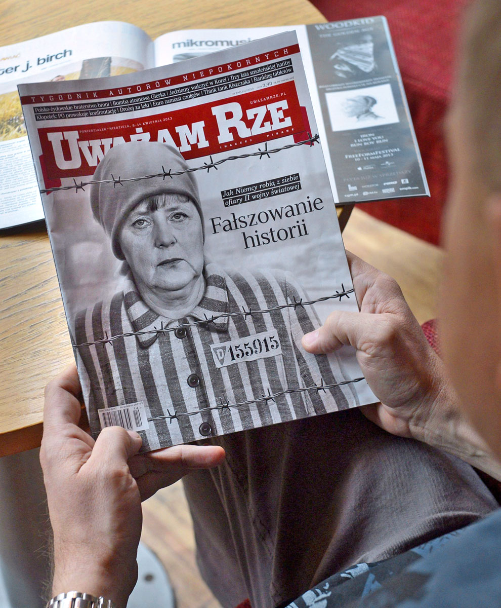 Történelemhamisítás: olvasható az Uwazam Rze lengyel hetilap címoldalán