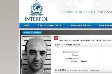 Az Interpol által kiadott nemzetközi körözés Redoine Faidról, az „Agyról”