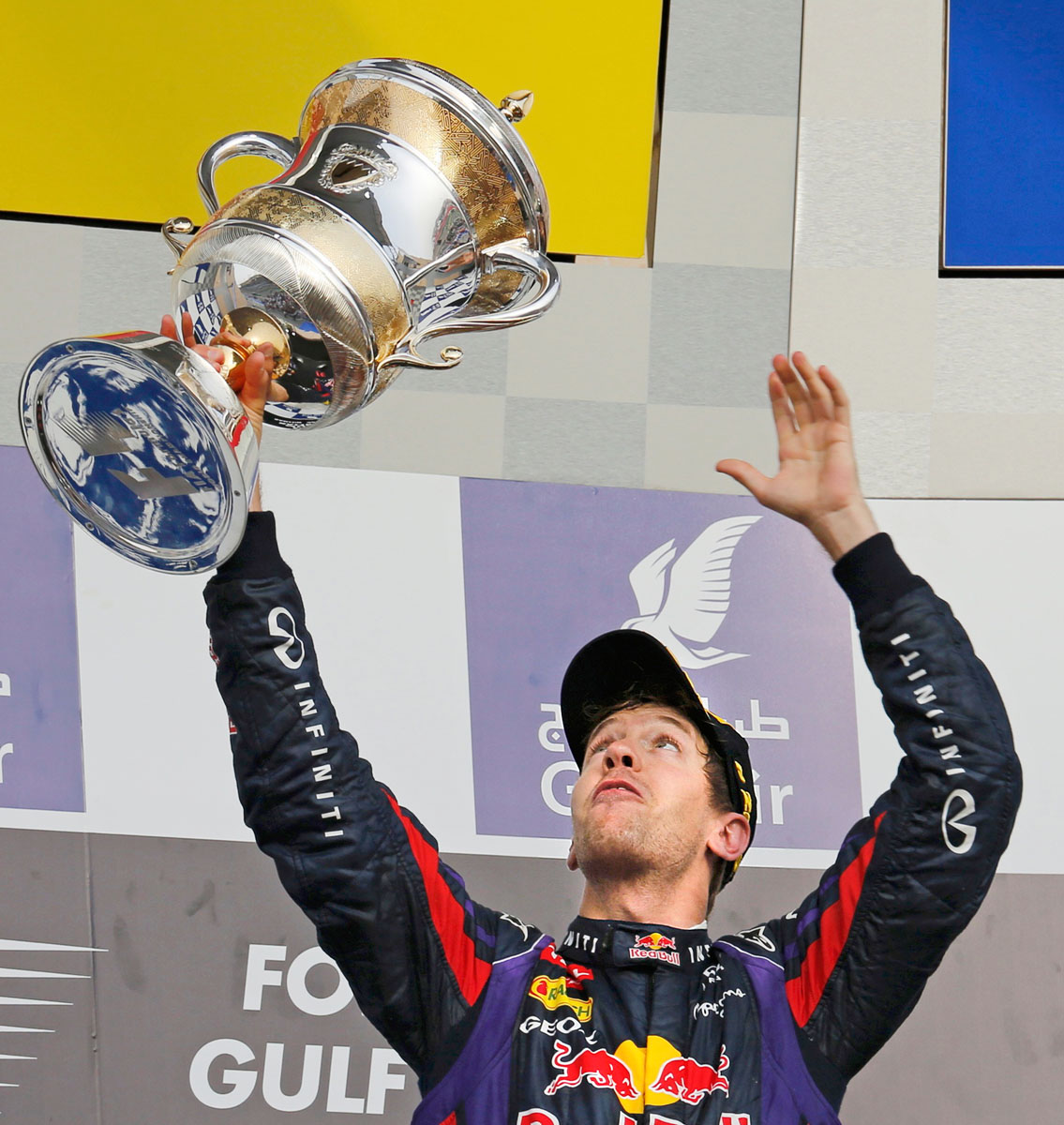 Miként a múlt két évben szinte mindig, megint Sebastian Vettel áll az élen